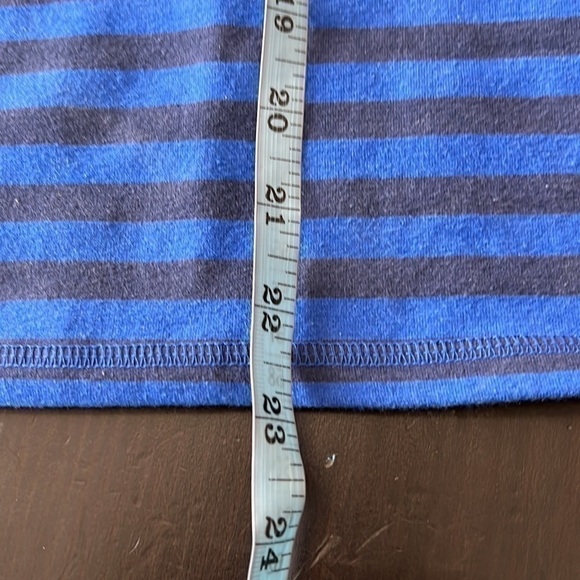 EUC, OLD NAVY, Blue Black Stripes, Pencil, Skirt, Size SP, Stretch, Cotton Blend - Picture 9 of 9